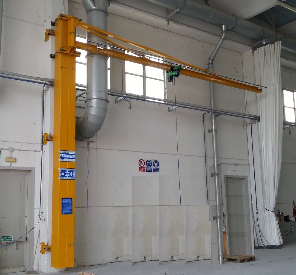 Pillar jib crane